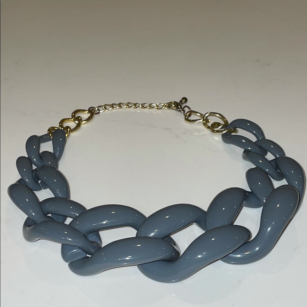 Grey Chunky Necklace